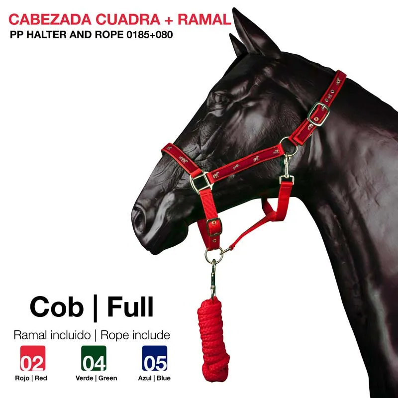 Cabezada C. + Ramal PP Z.210192520 (Rojo, Full)
