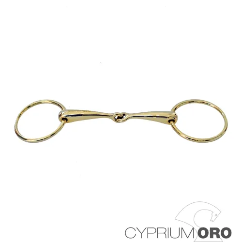 Filete Cyprium Oro Anilla Embocadura Maciza grosor 14mm Sefton.04852
