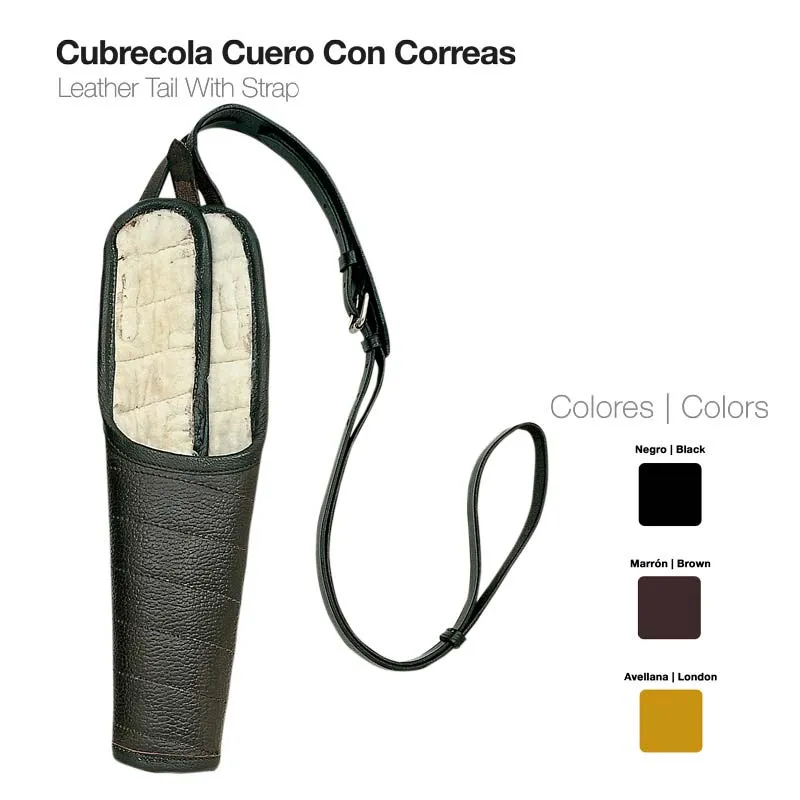 Cubrecola cuero con correas Z.01029010