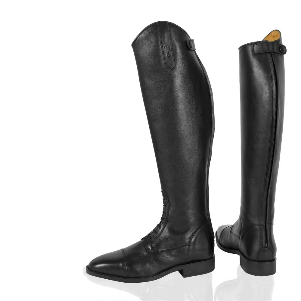 Bota cuero Sulex cordon y cremallera Z.