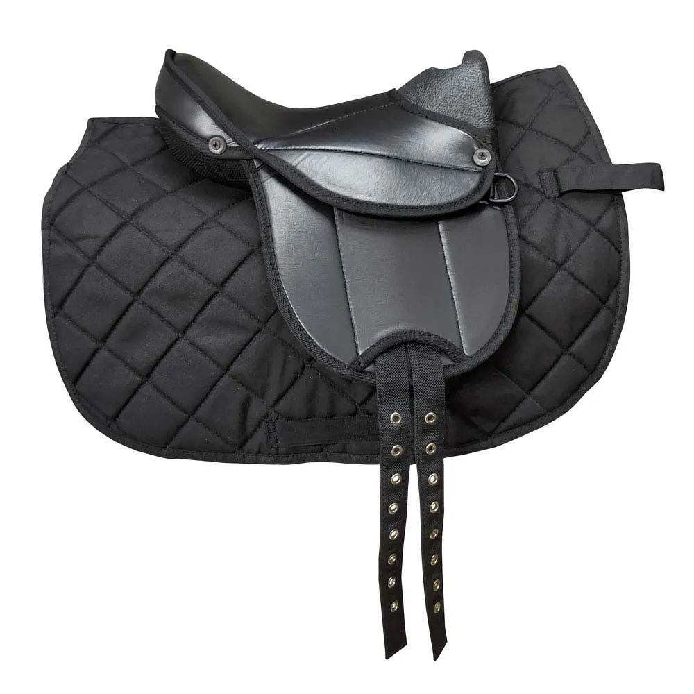 Silla Pony Shetland COMPLETA 12" Neg Sintetica Z-20231201