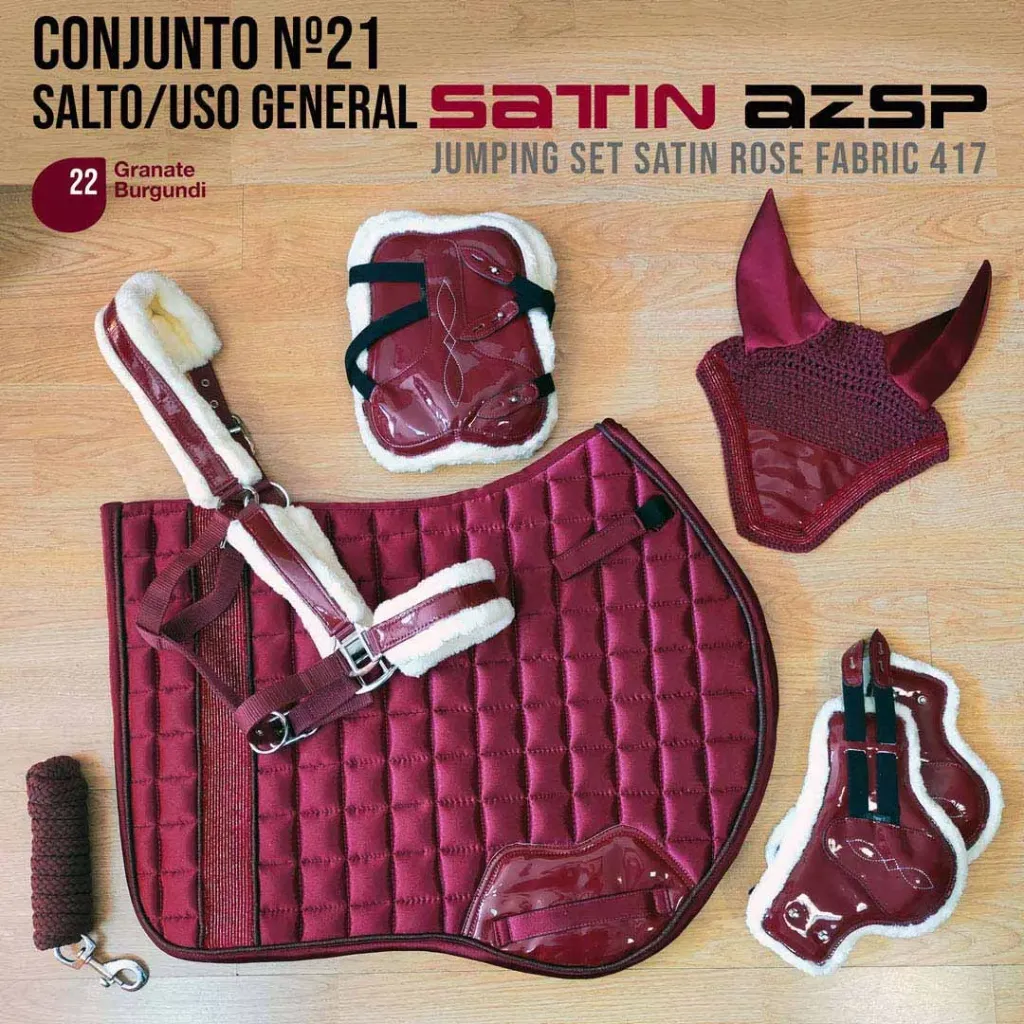 CONJUNTO N21 SALTO/UG Satin AZSP 417 Granate Z.21203210122