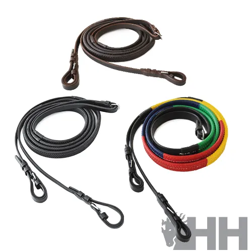 Riendas Goma HH.01051 (Full 1/2, Marron Oscuro)