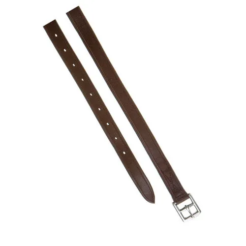 Acción Estribo Inglés Nylon F/Cuero Sefton.00585 (Marron Oscuro, 25x145)